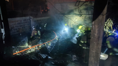 Familia en Guayaquil pierde todas sus pertenencias tras un incendio durante los cortes de luz