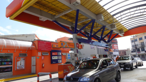 Una estación de servicio en Cuenca, el 28 de junio de 2024. Imagen referencial.