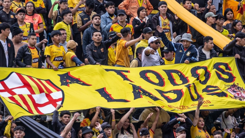 Hinchas de Barcelona SC.