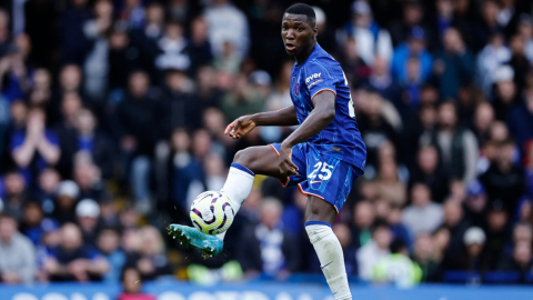 El ecuatoriano Moisés Caicedo, del Chelsea, durante el partido frente al Nottingham Forest, el 6 de octubre de 2024.