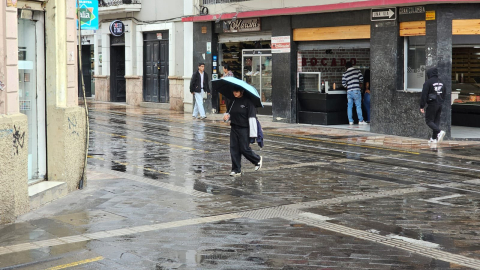 Una leve lluvia se registró en Cuenca el 9 de octubre de 2024.