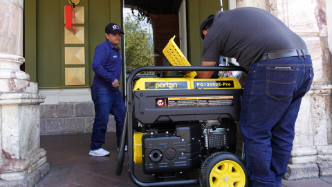 Negocios siguen comprando generadores eléctricos en medio de la crisis, Cuenca 16 de octubre de 2024.