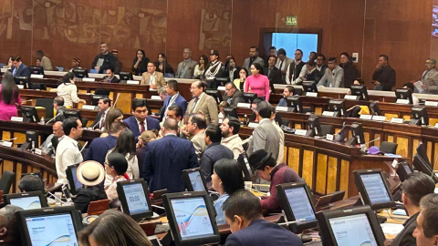 Los legisladores durante una sesión del Pleno de la Asamblea Nacional del 8 de octubre de 2024.