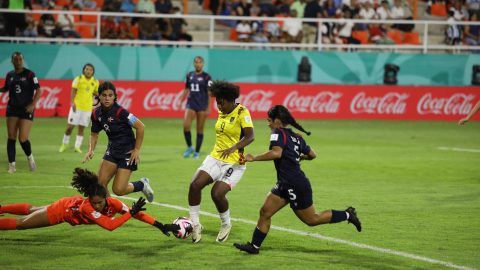 La selección de Ecuador se enfrentó a República Dominicana en el Mundial Femenino Sub 17, el 16 de octubre de 2024.