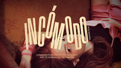 El póster de Incómodo, el fashion film nominado en el sexto Festival Internacional de Cine Big Syn, 21 de octubre de 2024.