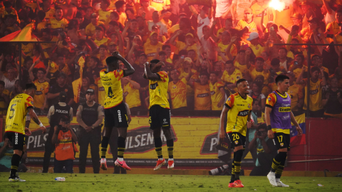 Barcelona SC se enfrentó a Emelec por el Clásico del Astillero en la LigaPro, el 20 de octubre de 2024.