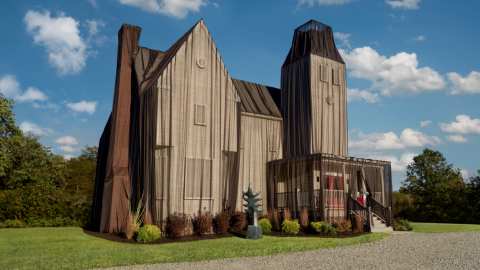 La casa de la película Beetlejuice, en Nueva Jersey, 23 de octubre de 2024.