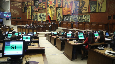 El Pleno de la Asamblea Nacional durante una sesión.