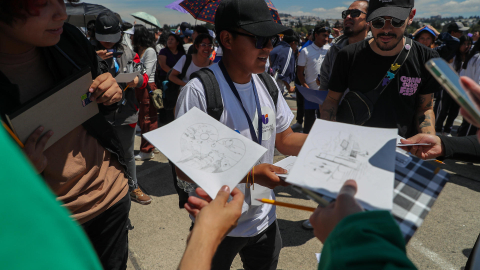 Así fue como Quito rompió el récord Guiness del mayor número de dibujos