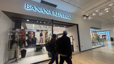 Exterior de, primer local de Banana Republic en Scala Shopping, el 30 de octubre de 2024.