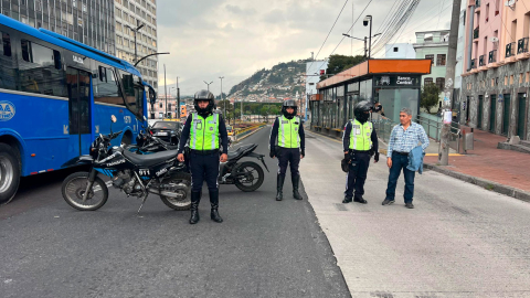 Quito registra cierre de vías por manifestación, este 31 de octubre