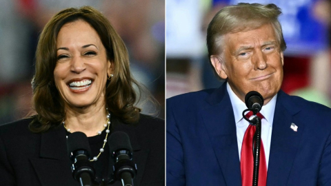 Kamala Harris y Donald Trump, candidatos presidenciales de Estados Unidos.