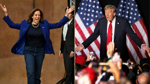 Harris y Trump llaman desesperados a los estadounidenses a votar