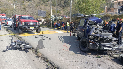 accidente de tránsito puente europa