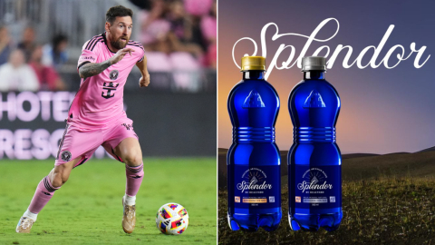 La bebida ecuatoriana Splendor se convirtió en la marca oficial de agua del Inter Miami.