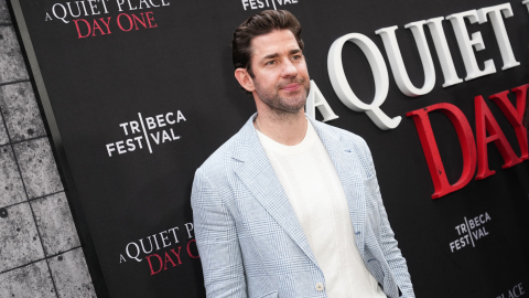 El actor estadounidense John Krasinski en una premier de la película 'Un lugar en silencio: Día uno' en el AMC Lincont Square, en junio de 2024 en Nueva York.