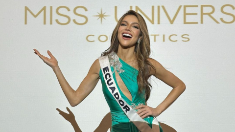 Mara Topic durante el Miss Universo, 7 de noviembre de 2024.