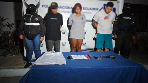 22 detenidos por secuestro y extorsión en seis provincias de Ecuador