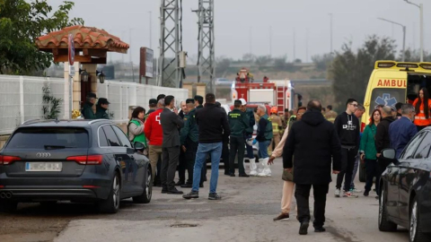 personal de servicios en la residencia de mayores de Zaragoza España