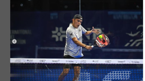 Carlos Luna, conocido como 'Charlie Moon', durante un torneo en Acapulco, México, el 21 de marzo de 2024.