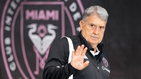 Gerardo Martino, directo técnico del Inter Miami, antes del partido contra el Atlanta United, 24 de octubre de 2024.