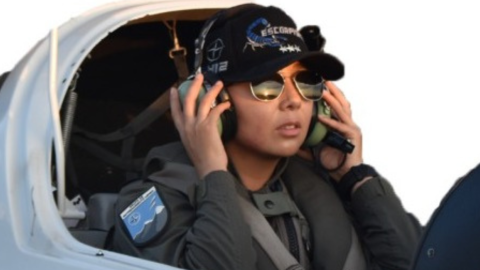 La piloto Diana Ruiz