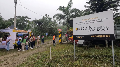 Evento de integración de empleados de Odin Mining, filial de Lumina Gold, a cargo del proyecto minero Cangrejos, 16 de octubre de 2024.