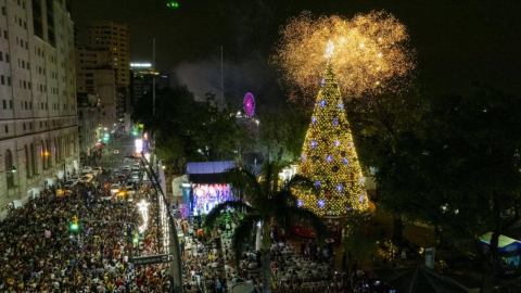 Agenda en Guayaquil incluye encendido de árboles de Navidad