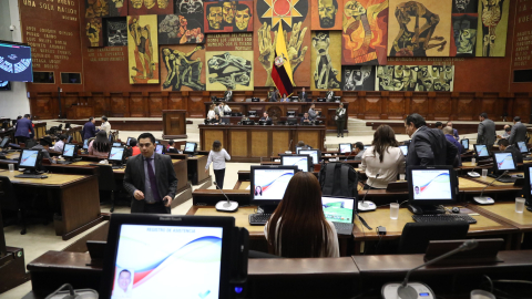 La sala de sesiones del Pleno de la Asamblea, el 27 de noviembre de 2024.