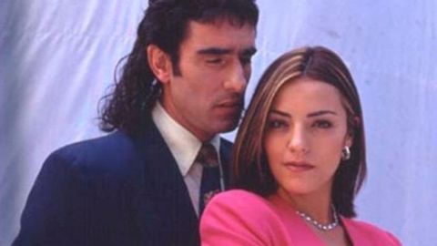 Sandra Reyes y Miguel Varoni, en su personficación para la telenovela Pedro el Escamoso