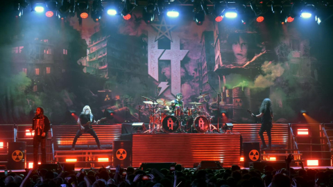 La banda de heavy metal Malón en un concierto, el 14 de octubre de 2024