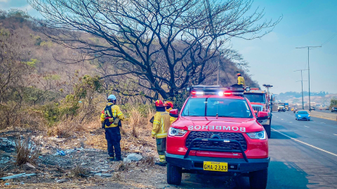 Incendio forestal en el Cerro Azul se reactiva y piden ayuda del 'Bamby Bucket' de FF.AA.