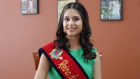 Doménica Jarrín la nueva Reina de San Francisco de Quito, 2 diciembre de 2024.