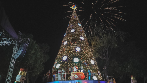 arbol de navidad en Guayaquil