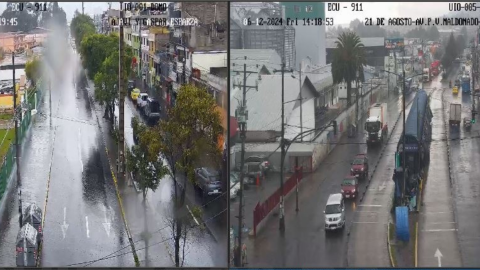 Lluvia en Quito