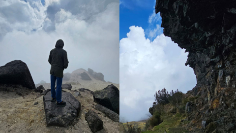 Fotografías del Guagua y el Rucu Pichincha.