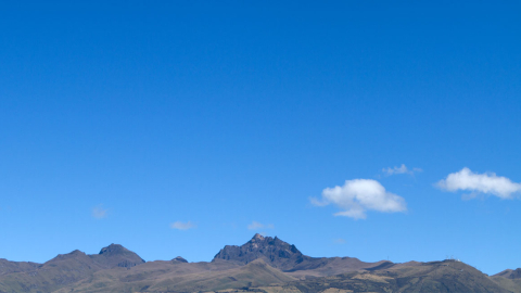 Foto del Rucu Pichincha, en Quito.