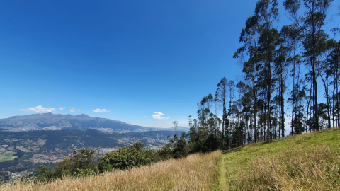 Vista de Quito desde el Ilaló, diciembre 2023