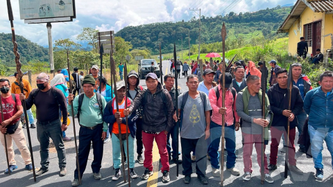 Protestas en Archidona ante proyecto gubernamental para construir una cárcel de máxima seguridad, el 9 de diciembre de 2024.