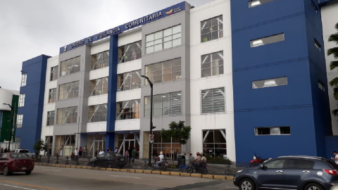 Unidad Judicial Cuartel Modelo, en Guayaquil, donde un hombre murió el 15 de diciembre de 2024 durante una audiencia.