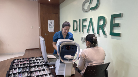 Salud ocupacional para los trabajadores en la planta de Difare.