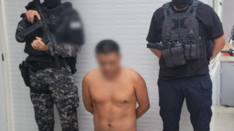 Alias 'Nando' fue detenido durante un operativo polcial en Pasaje.