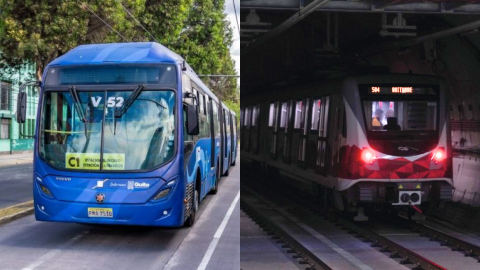 Compilación de fotos de una unidad de Trolebús y un tren del Metro de Quito, sistemas de transporte público de la capital ecuatoriana.