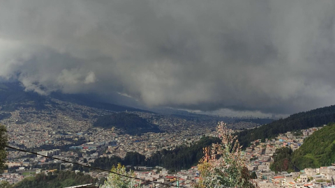 Lluvias de intensidad variable se registran en Quito en la última semana de diciembre de 2024.