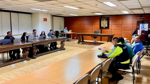 Sala de audiencias de la Corte Nacional de Justicia