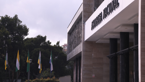 La sede de la Asamblea Nacional, en el centro de Quito.