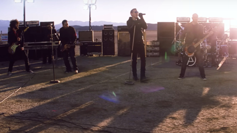 Parte del video What I've Done de Linkin Park grabado en 2007.