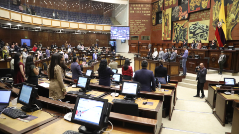 Imagen referencial de una sesión de la Asamblea Nacional de Ecuador.