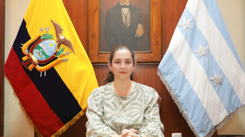 La nueva gobernadora de Guayas, Eliana Molineros, 6 de enero de 2025