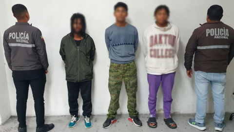 Personas detenidas por secuestro de adolescente en Quito.